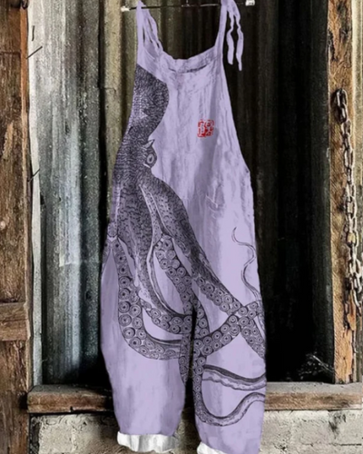 Arlianne™ | Octopus Print Jumpsuit