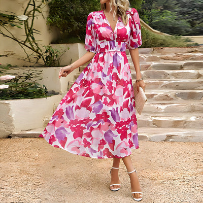 Riley™ | Floral Print Maxi Dress