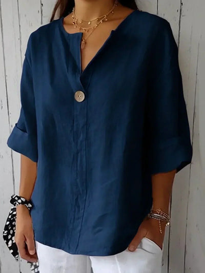 Maya™ | Casual V-Neck Blouse