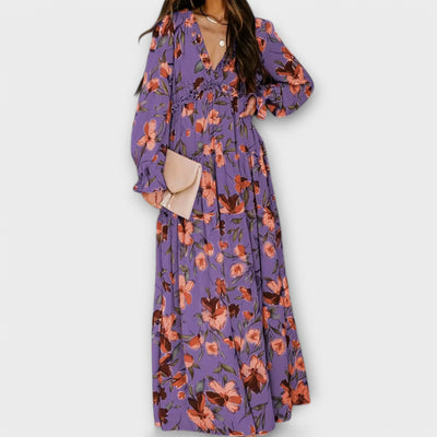 Doralie™ | Romantic Floral Maxi Dress
