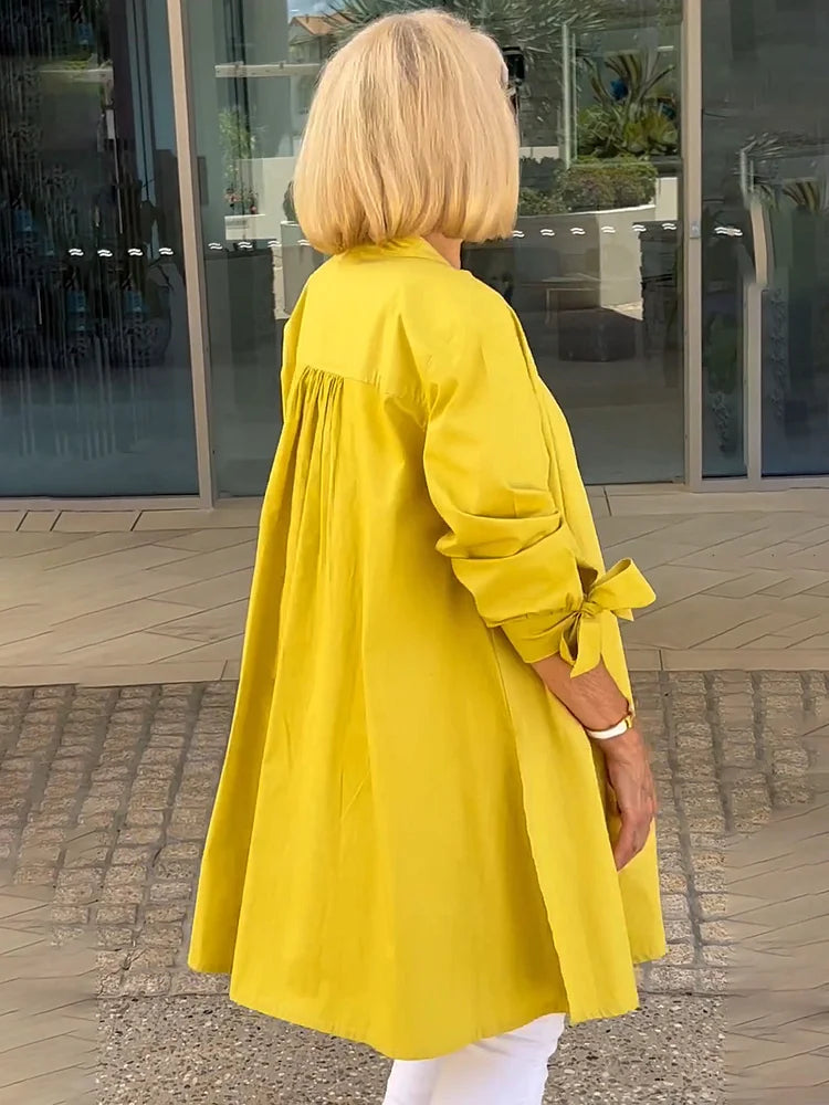 Aloma™ | Elegant Long Shirt Jacket