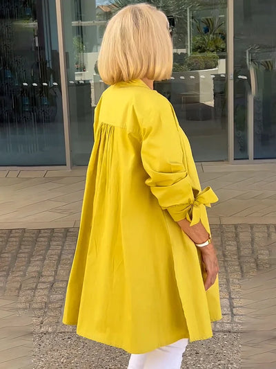 Aloma™ | Elegant Long Shirt Jacket