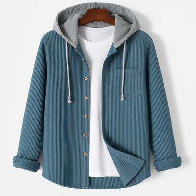 Isandro™ | Dual-Layer Hoodie Shirt Jacket
