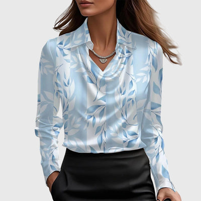 Isélis™ | Women’s Elegant Floral Print Blouse