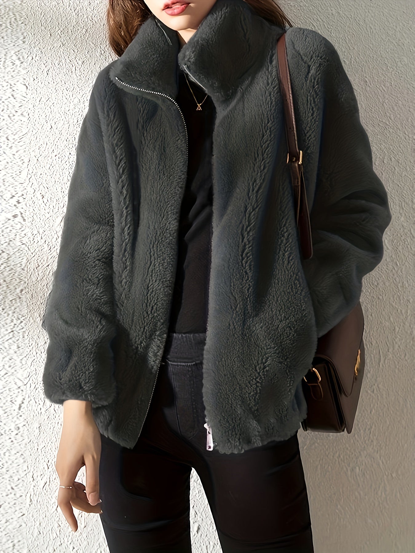 Hélyssia™ | High-Neck Zip Jacket