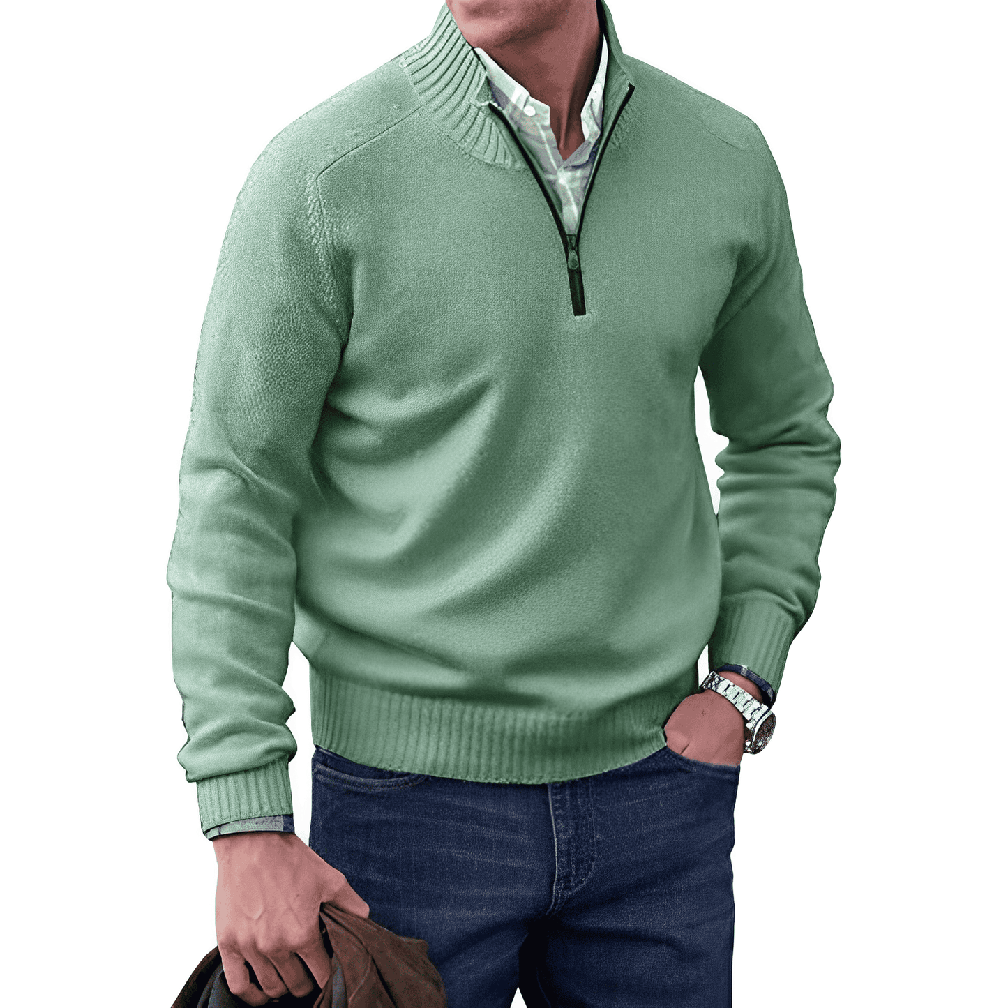 Andy | Herren Winter Lässig Pullover | Langarm