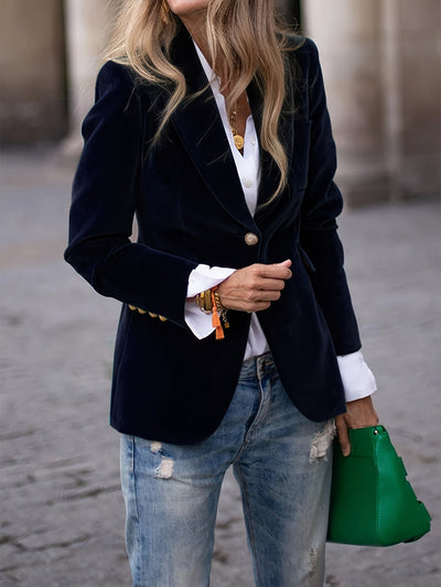 Avery™ | Timeless Velvet Blazer