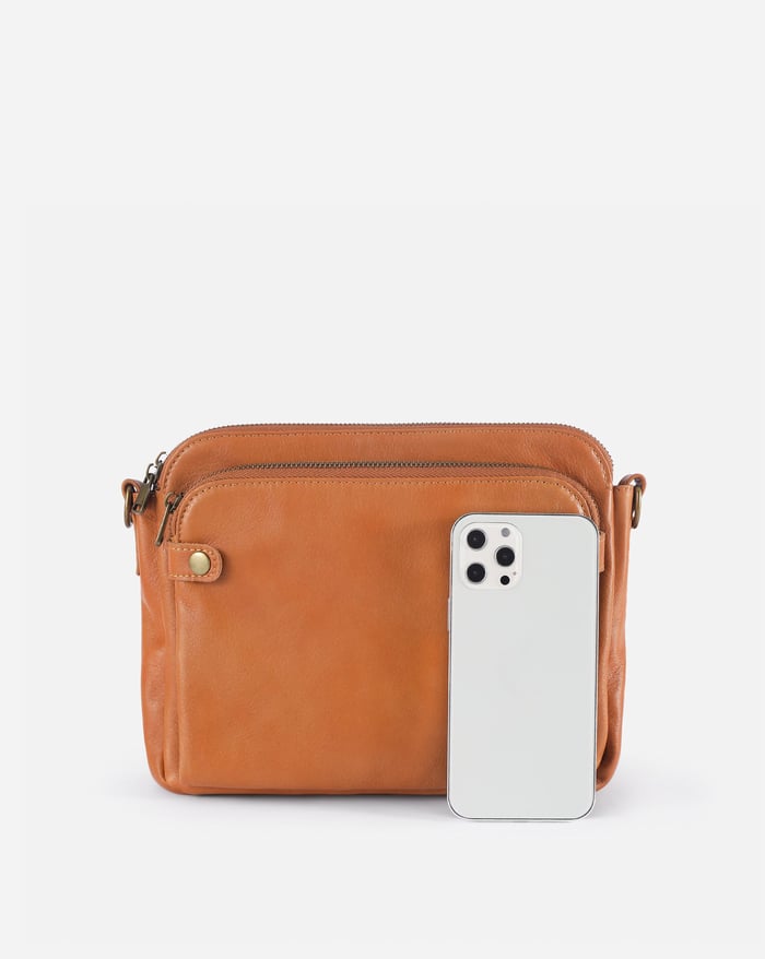 Hésiane™ | Sleek Three Layer Crossbody Bag