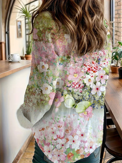 Mireya™ | Whimsical Bloom Shirt