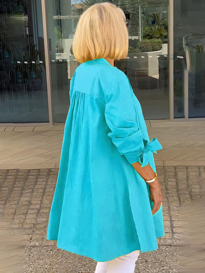 Aloma™ | Elegant Long Shirt Jacket