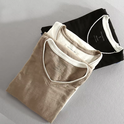 Ewan™ | Classic V-Neck Long Sleeve Tee