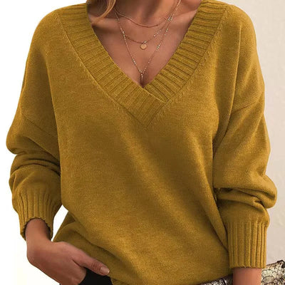 Anelys™ | Classic V-Neck Sweater