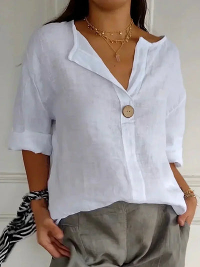 Maya™ | Casual V-Neck Blouse