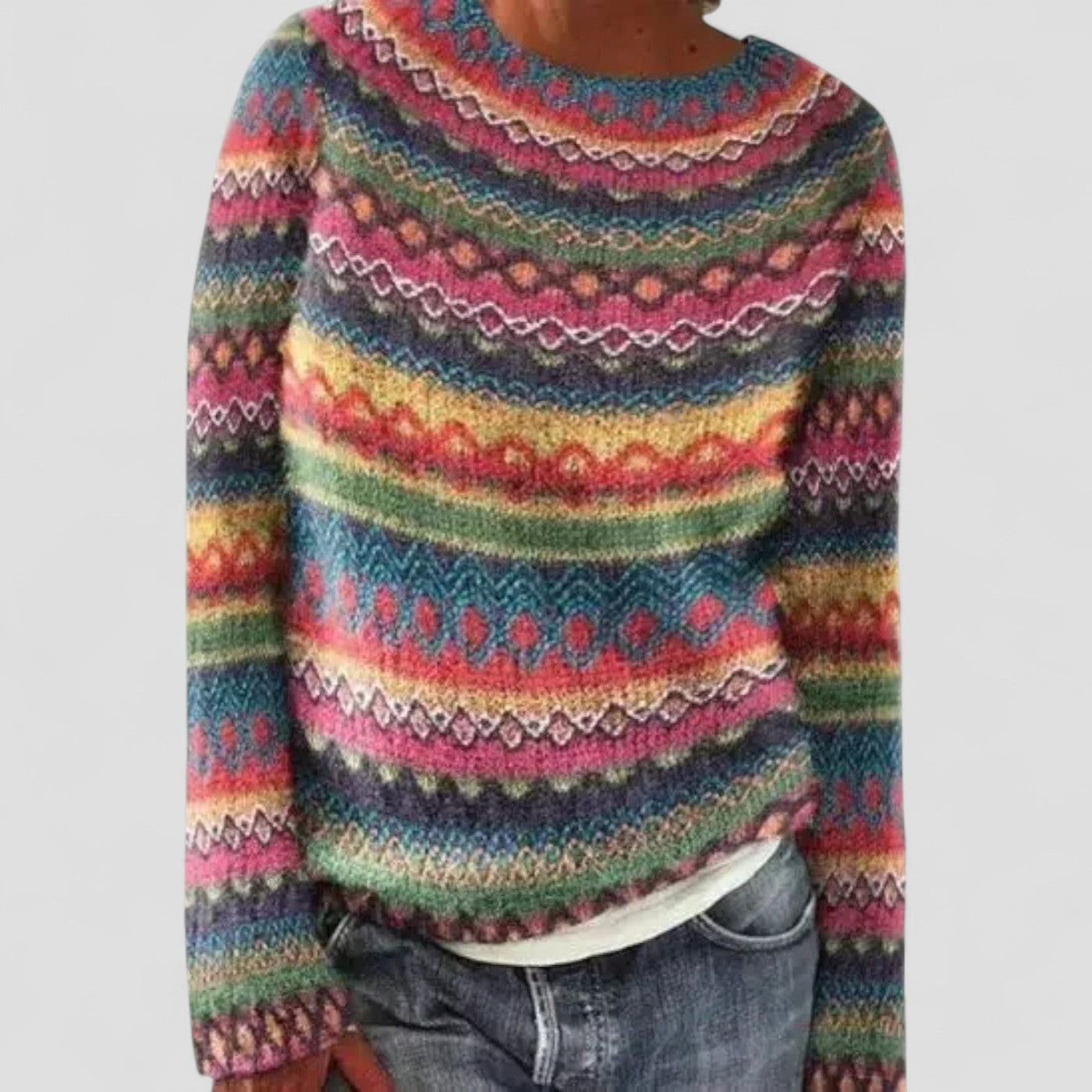 Ilyne™ | Artistic Knit Sweater