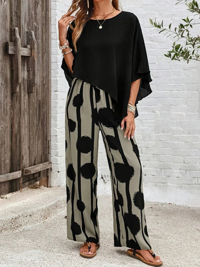 Isaure™ | Comfortable Elastic Waist Two-Piece Set
