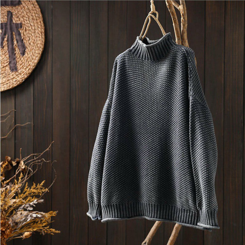 Brynlee™ | Textured Knit Turtleneck Sweater