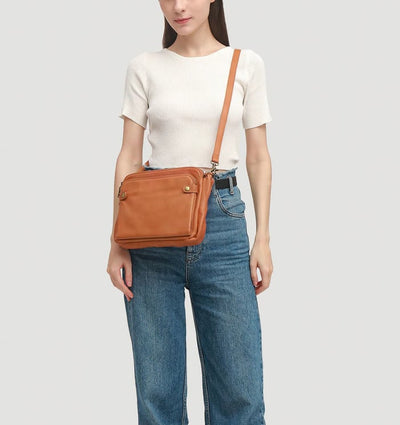 Hésiane™ | Sleek Three Layer Crossbody Bag