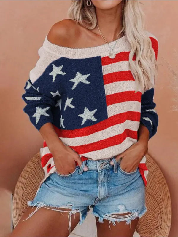 Liberty™ | Stars & Stripes Knit Sweater