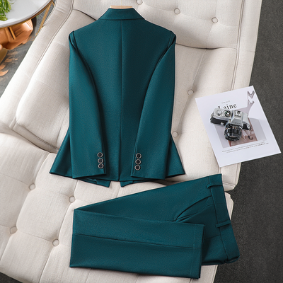 Lyra™ | Women’s Plain Blazer and Pants Set