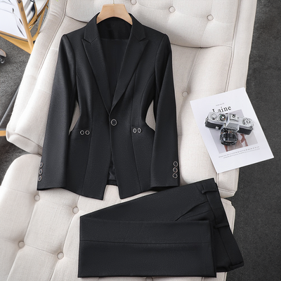 Lyra™ | Women’s Plain Blazer and Pants Set