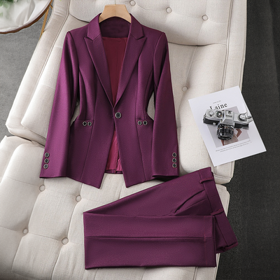 Lyra™ | Women’s Plain Blazer and Pants Set
