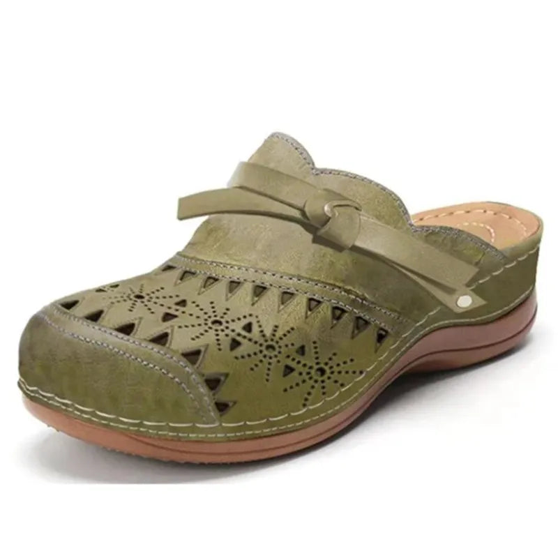 Alvaris™ | Comfort Cutout Leather Mules