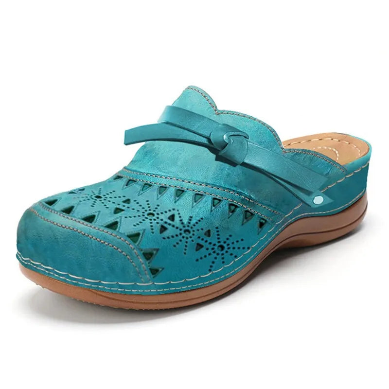 Alvaris™ | Comfort Cutout Leather Mules
