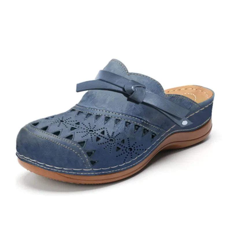 Alvaris™ | Comfort Cutout Leather Mules