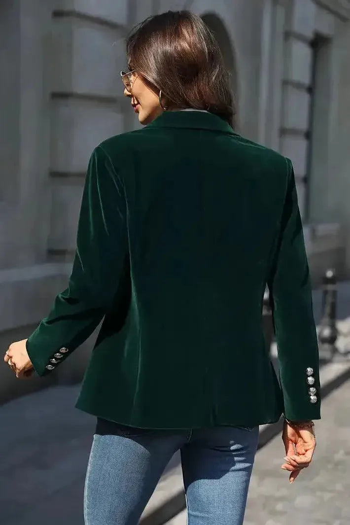 Naelise™ | Tailored Velvet Blazer