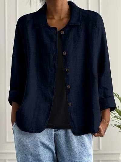 Éliane™ | Lightweight Linen-Blend Jacket