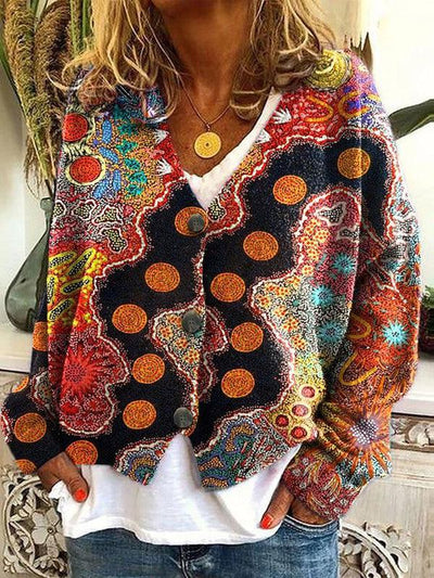 Sabrina™ | Colorful Comfortable Knitted Sweater