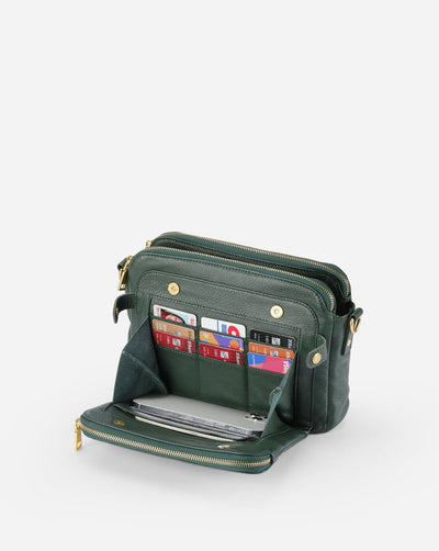 Hésiane™ | Sleek Three Layer Crossbody Bag