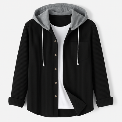 Isandro™ | Dual-Layer Hoodie Shirt Jacket
