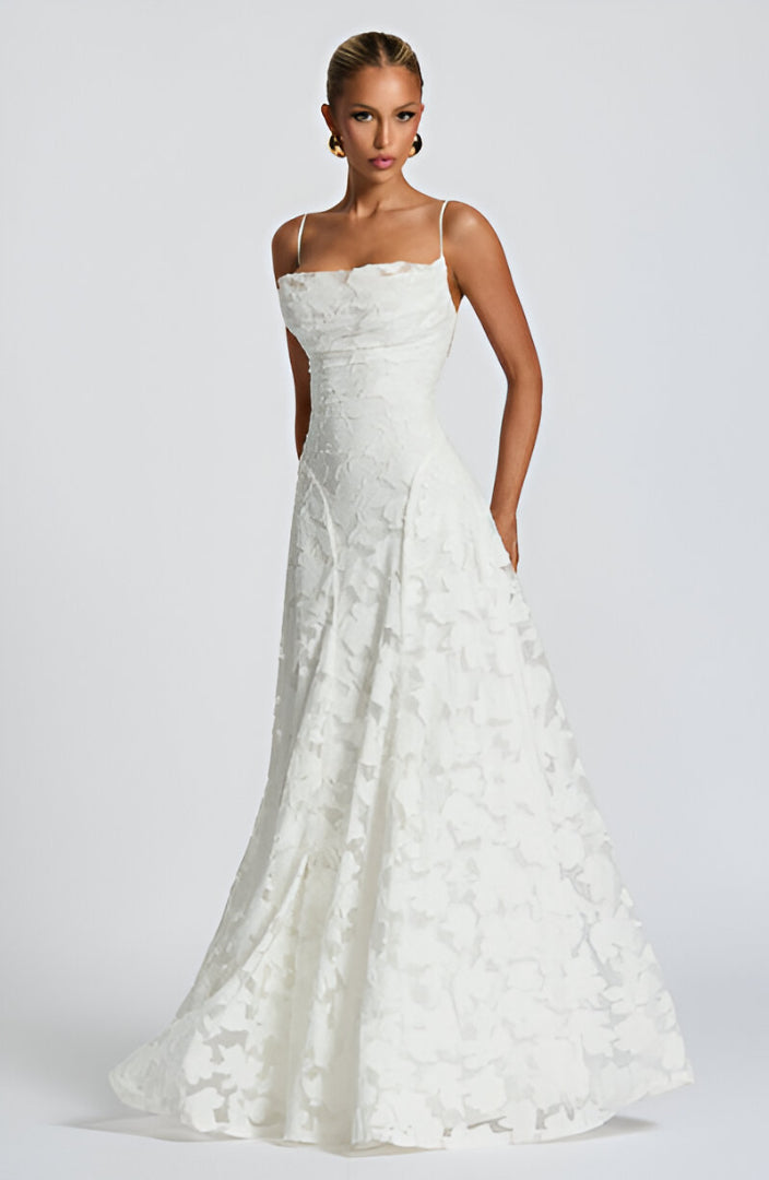 Irènea™ | Lace Corset Maxi Dress