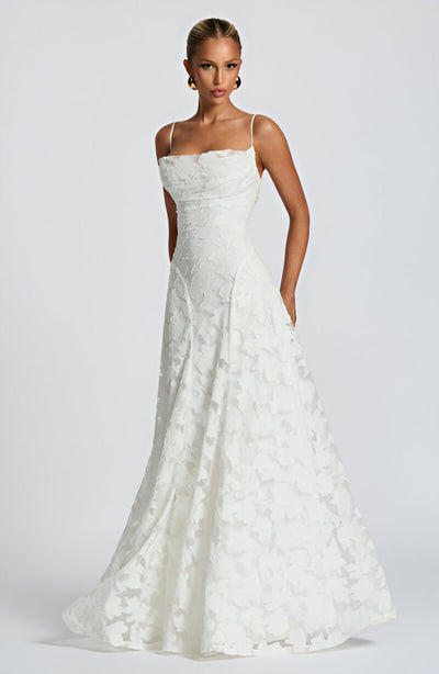 Irènea™ | Lace Corset Maxi Dress