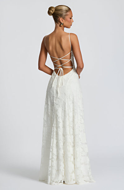Irènea™ | Lace Corset Maxi Dress