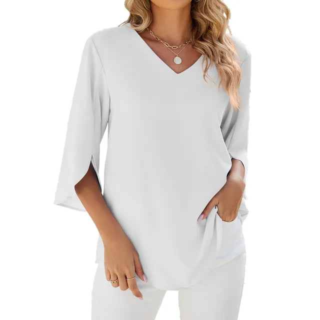 CARA™ | V-neck Blouse