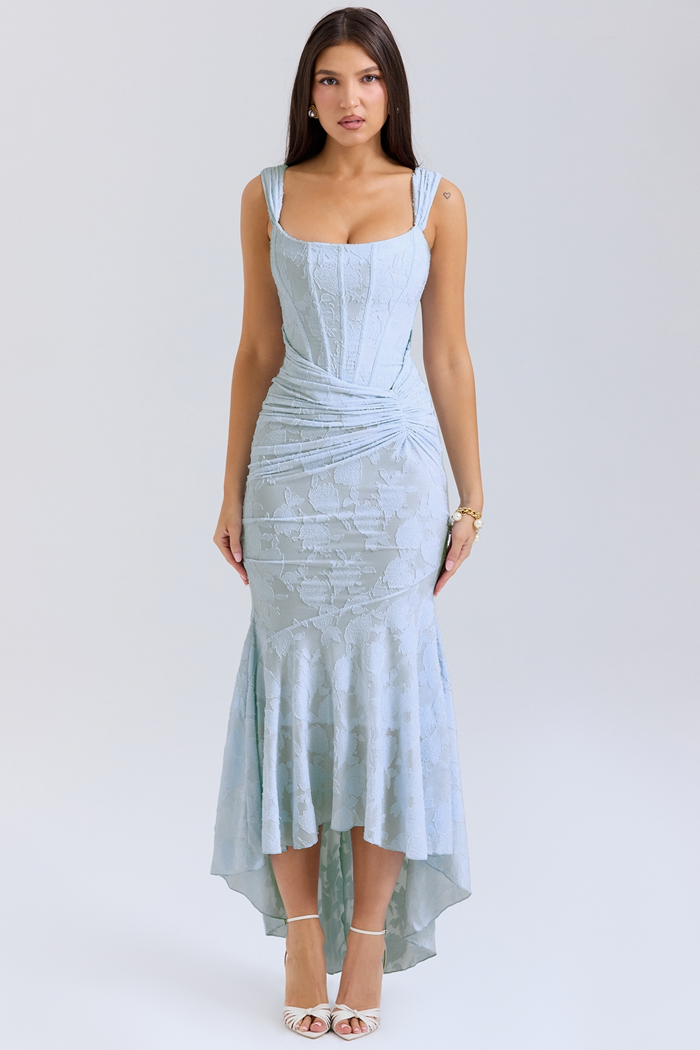 Dalira™ | Sculpted Elegance Maxi Dress