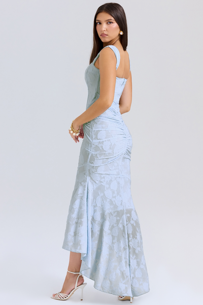 Dalira™ | Sculpted Elegance Maxi Dress