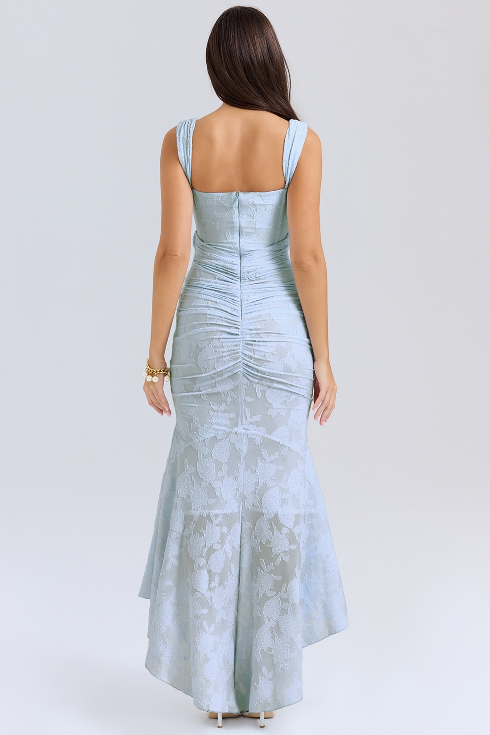 Dalira™ | Sculpted Elegance Maxi Dress