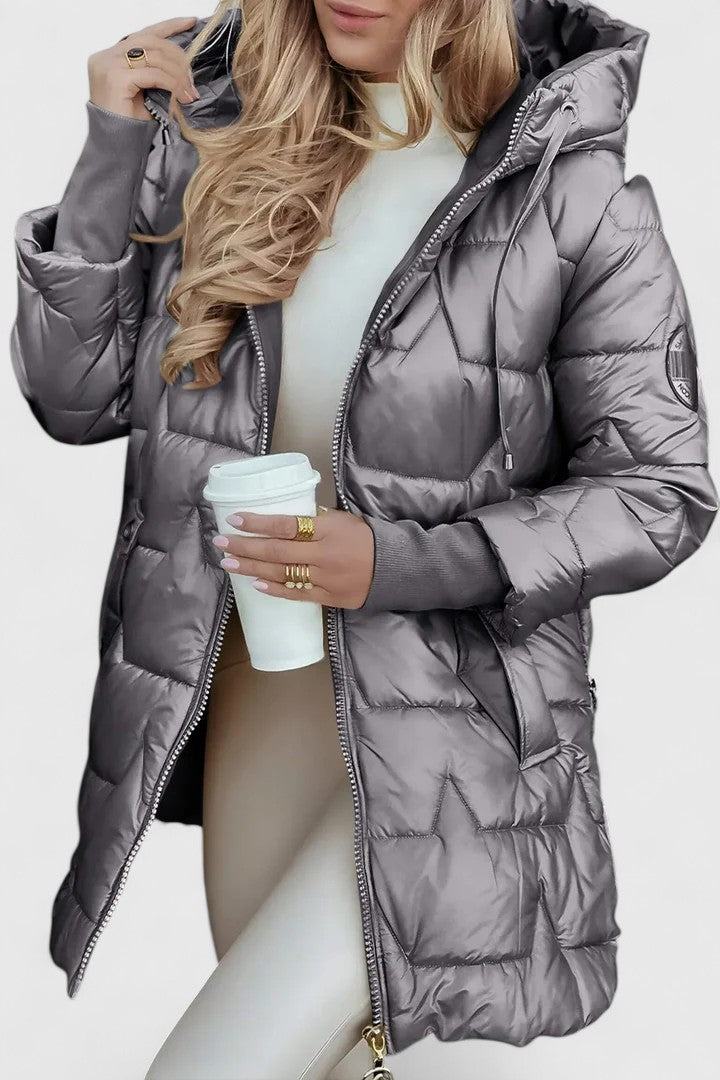 Adalynn™ | Quilted Hooded Jacket