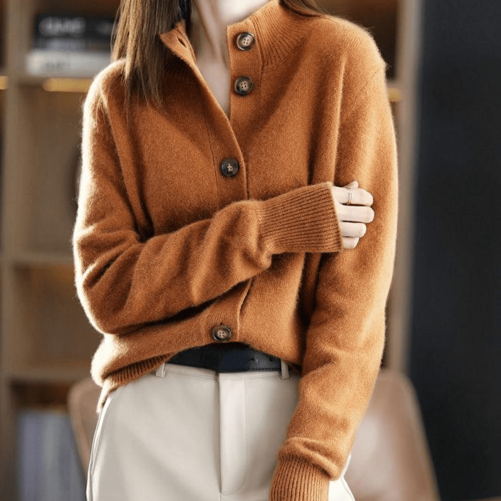 Ysélia™ | Classic Button-Up Cardigan