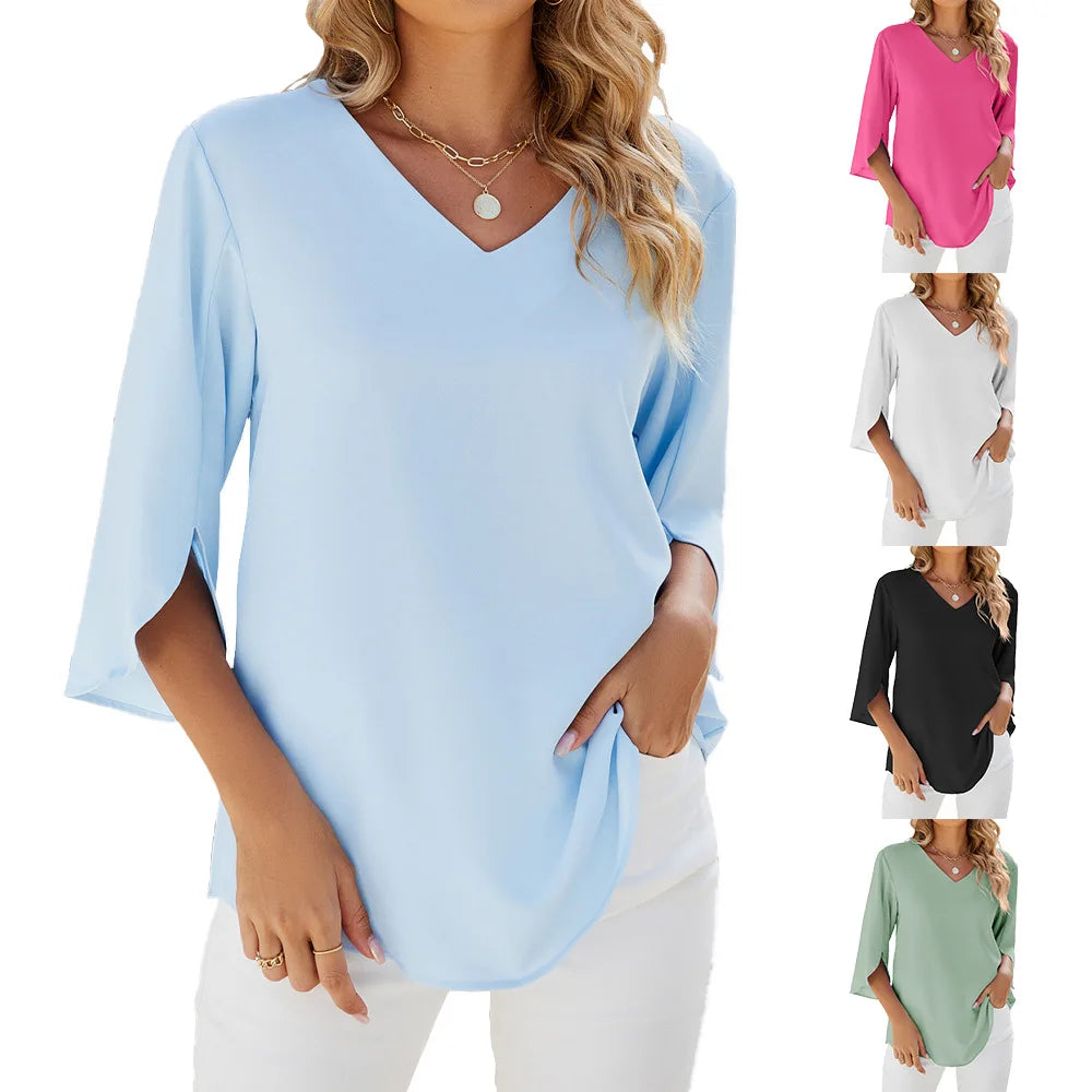 CARA™ | V-neck Blouse