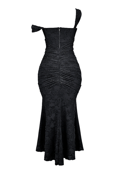 Dalira™ | Sculpted Elegance Maxi Dress
