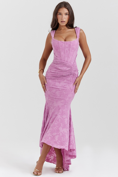 Dalira™ | Sculpted Elegance Maxi Dress