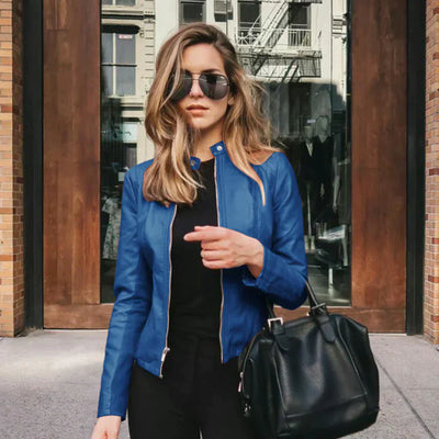 Séraphine™ | Italian Leather Jacket