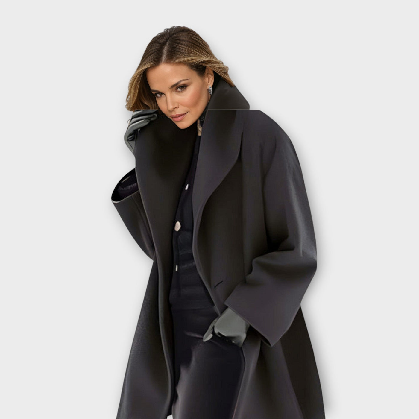 Rozélie™ | Premium Windproof Wool Coat