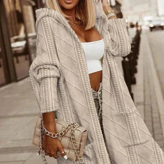 Amélys™ | Extended Length Hooded Cardigan
