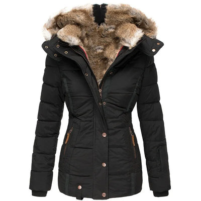 Isla™ | Fur-Trim Hooded Jacket