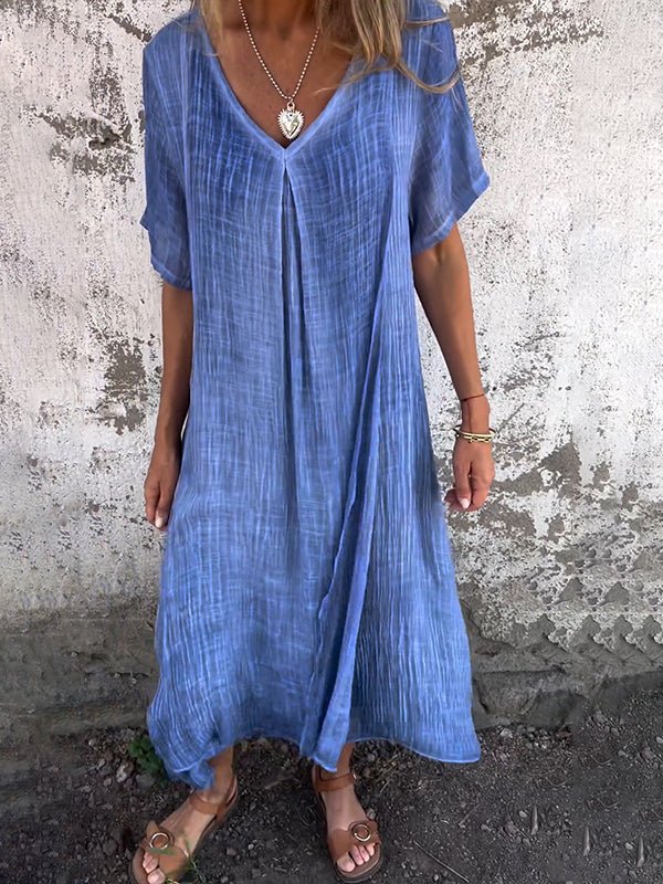 Hyselle™ | Flowy Boho V-Neck Dress
